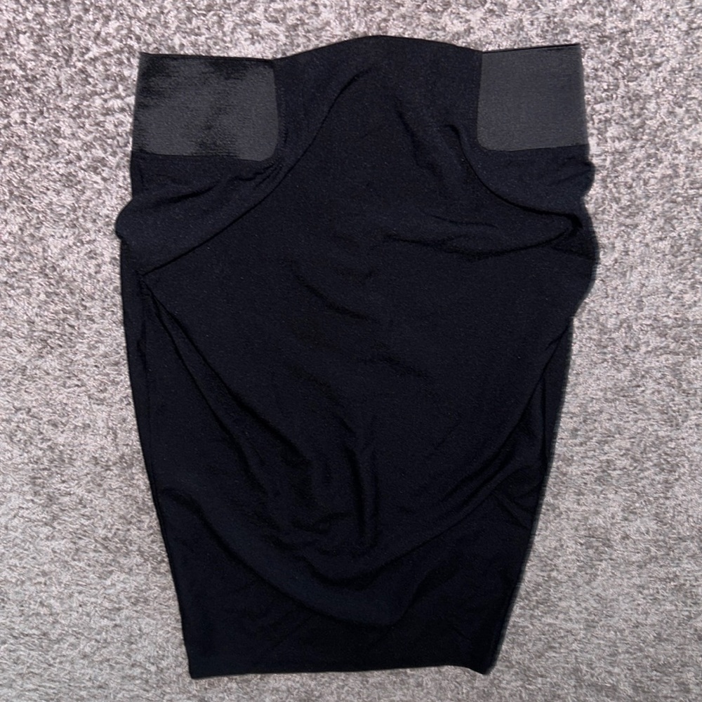 🆕 ASOS black stretchy maternity dress skirt soft‎ size 8